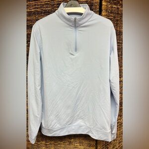 Peter Millar - Sugar Stripe Blue/White Fabric- Large